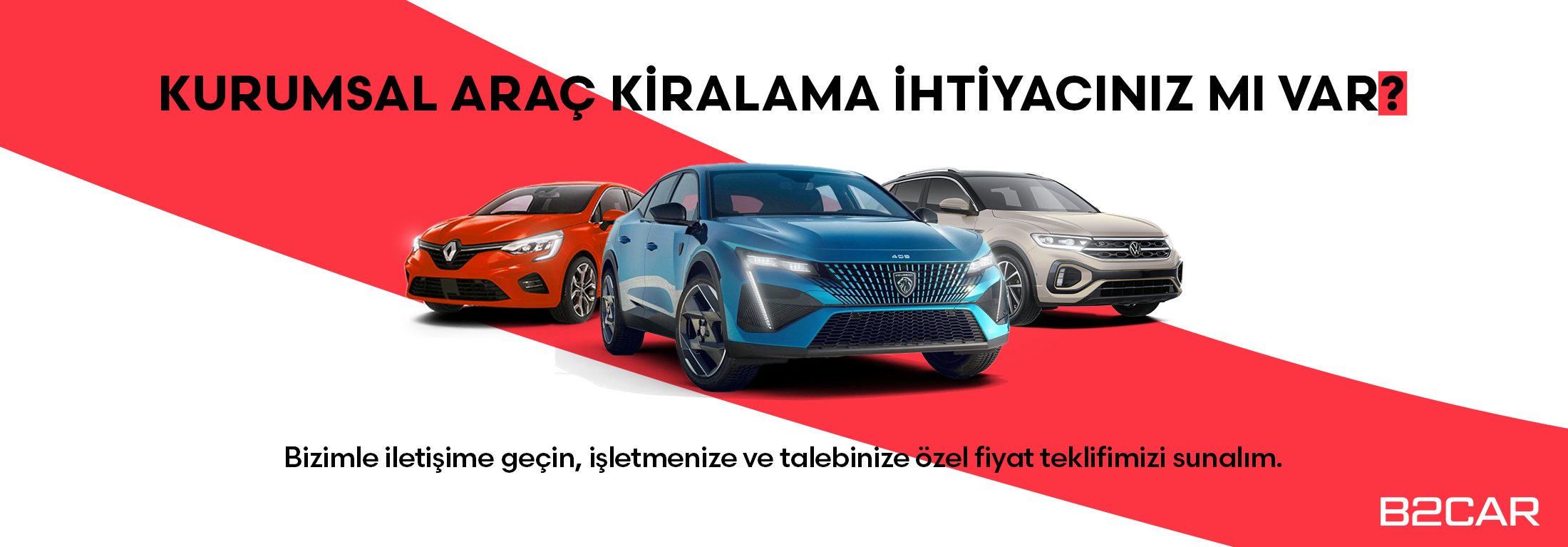 B2Car'da kurumsal araç kiralama fırsatı! | Türkiye Araç Kiralama